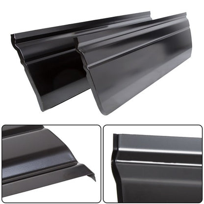 Solid Spare Pair LH RH For 94-02 Dodge Ram Lower Front Door Skin Set Except 4 Door Quad Cab