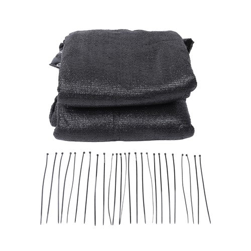 Solid Spare 4' x 50' Privacy Fence Heavy Duty Fencing Mesh Shade Cover Garden Black