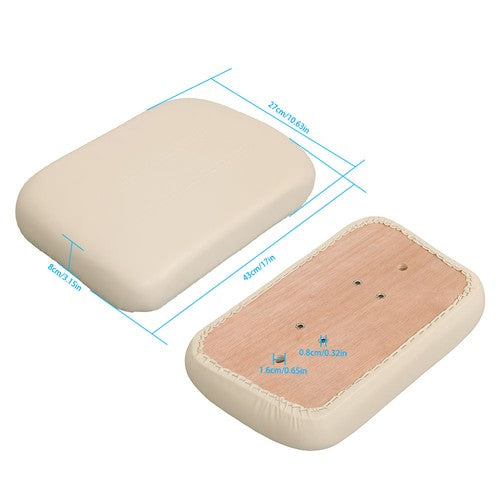 Solid Spare Seat Back Cushion Assembly For Club Car DS Golf Cart 1979-2000.5 White Color