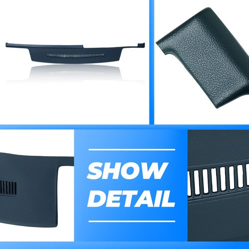 Solid Spare FOR CHEVY SILVERADO C/K 1500 1988-1994 1993 92 Dark Blue Dash Cover Cap Overlay