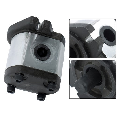 Solid Spare 2-10 GPM Hydraulic Gear Pump 3/4" Keyed Shaft CCW Cast Iron Flange SAE A-2 Bolts