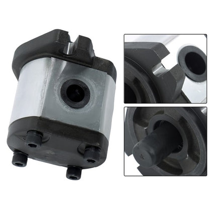 Solid Spare 2-10 GPM Hydraulic Gear Pump 3/4" Keyed Shaft CCW Cast Iron Flange SAE A-2 Bolts