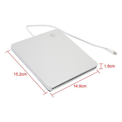 Type-C External Portable  Drive DVD Combo Player Reader for Win11 Mac OS