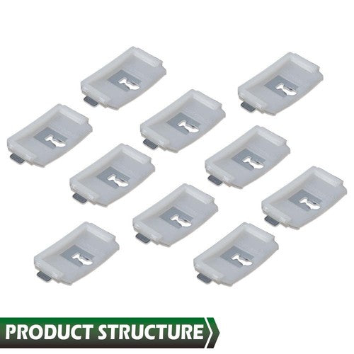 Solid Spare Bed Side Belt Molding Trim Clips Fit For 73-79 Ford F100 F150 F250 F350 Bronco