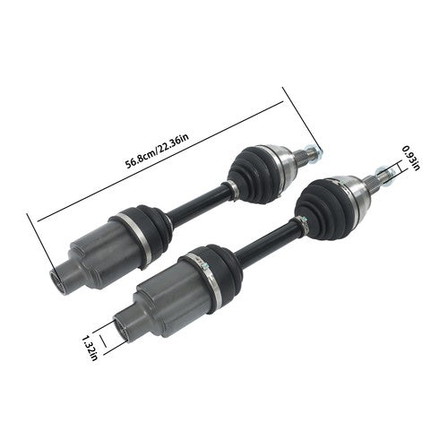 Solid Spare 60-3404 Pair Front CV Axle Shaft For Dodge Ram 1500 2002 2003 2004 2005-2010