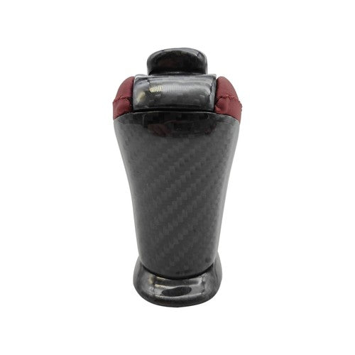 Fit 2009-2020 2021 Nissan GTR R35 Red Leather Carbon Fiber Shift Knob 3491080B0A