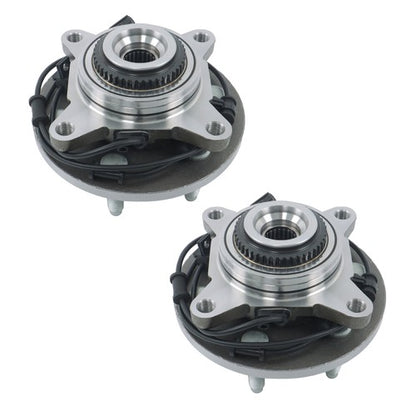 Solid Spare For Ford Expedition Lincoln Navigator 2000-2006 2x Front Wheel Hub Bearing 4WD