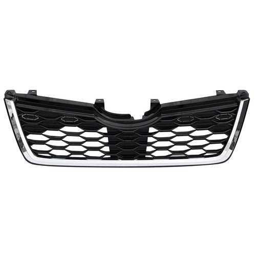 For 2019 2020 2021 Subaru Forester Front Upper Grille Assembly w/Chrome Tirm