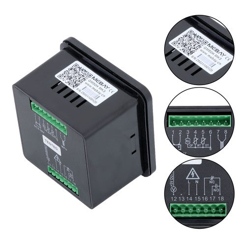 Solid Spare Diesel Engine Monitor Oil pressure gauge GM50H Generator Battery Voltage Meter