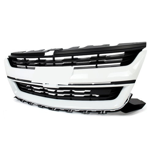 For Chevrolet Colorado 2015-2020 Front Bumper Grille Upper Grill Summit White