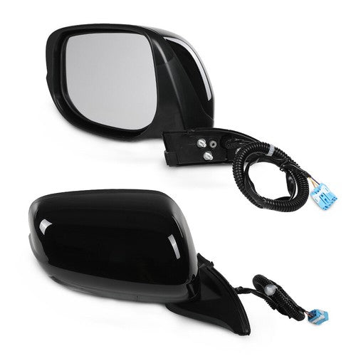 Solid Spare Manual Folding Power Mirror Driver & Passenger Side Fit For 2009-2014 Honda Fit