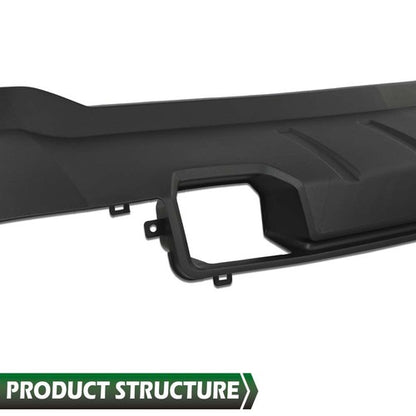 Solid Spare Fit For 2015-2019 Chevy Silverado 2500 3500 HD Air Dam Deflector Valance