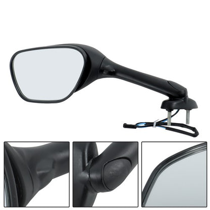 Solid Spare Black Mirrors Smoke Turn Signals For Suzuki GSXR 600 750 1000 2005-2015 New