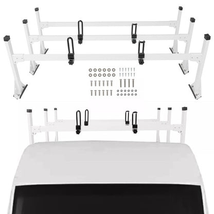 Solid Spare For Dodge/Freightliner Sprinter 2500/3500 02-06 3 bars Ladder Roof Rack Aluminum