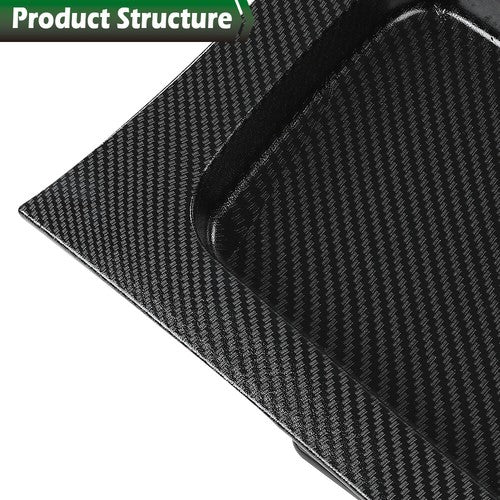 Solid Spare Carbon Look Shifter Console Tray Bezel 1RN52AAAAC Fit For 11-2017 Dodge Charger