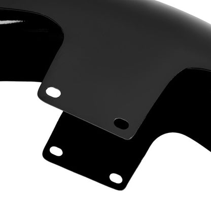 Solid Spare Vivid Black 21" Wrap Front Fender For Harley Touring Street Road Glide 1997-2013