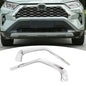 ABS Chrome Front Upper Grille Mesh Cover Trim For Toyota RAV4 2019-2024 2025 2x