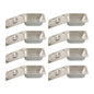 Solid Spare 6 Inch Deep 8 Pack Restaurant Steam Table Pans 1/3 Size with Non-Stick Coating