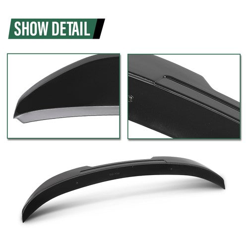Solid Spare Rear Trunk Spoiler Wing Black Fit For 2006-2011 BMW E90 3-Series M3 PSM Style