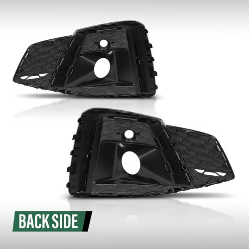 Solid Spare Fog Light Cover Lamp Trim Fit For 2020-2023 Audi A5 S5 Sportback Left+Right