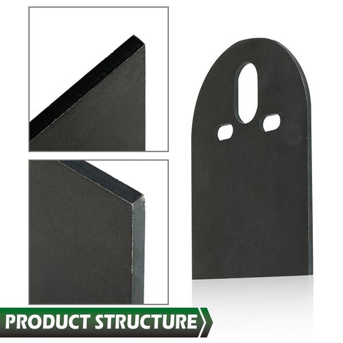 Solid Spare 2500lb 2600lb Pair Steel Upper D Plate Mounting Brackets Air-Bag Suspension