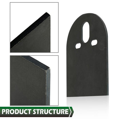 Solid Spare 2500lb 2600lb Pair Steel Upper D Plate Mounting Brackets Air-Bag Suspension