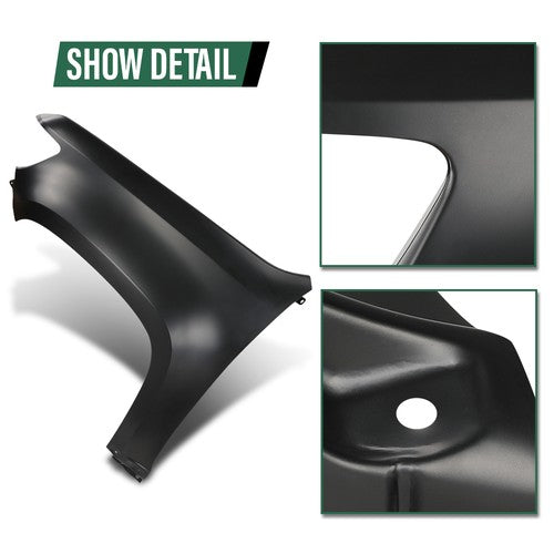Solid Spare Front Left Side Fender Steel Fit For 2015-2022 Chevrolet Colorado GM1240404