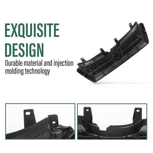 Solid Spare Fit For 22-24 Subaru Forester Sport Front Bumper Upper Grille Grill J1010SJ260