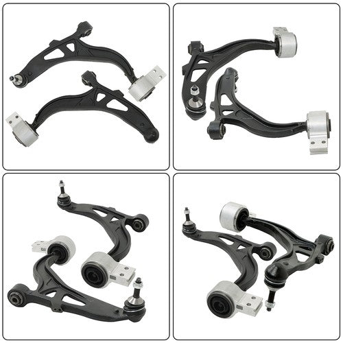 Solid Spare 10Pcs Front Lower Control Arms Sway Bars Tie Rods For Ford Taurus Flex Lincoln
