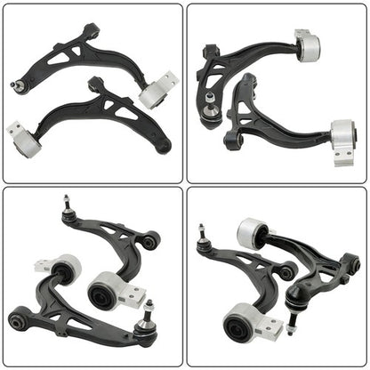 Solid Spare 10Pcs Front Lower Control Arms Sway Bars Tie Rods For Ford Taurus Flex Lincoln