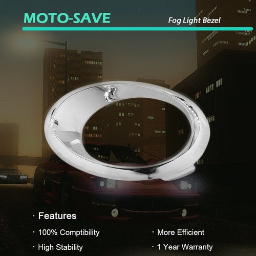 Solid Spare For Ford Fusion SE 13-16 Left Side Replacement Fog Light Bezel Trim Ring