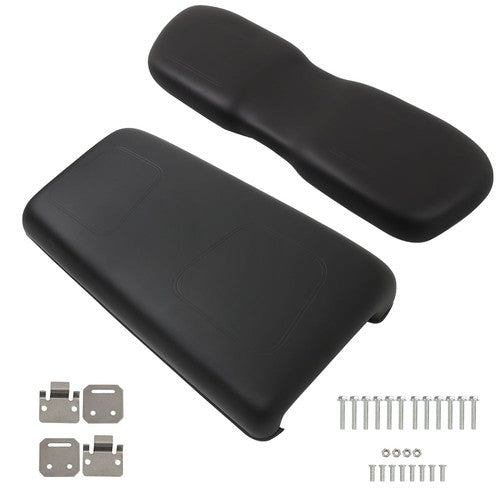 Solid Spare For Club Car DS 2000.5-Up Golf Cart Front Seat Lean Back and Bottom Cushion Set