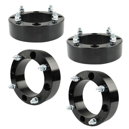 Solid Spare For Polaris Ranger RZR Wheel Spacers 4x156 2" 131mm M12x1.5 4Pcs Silver 2013+