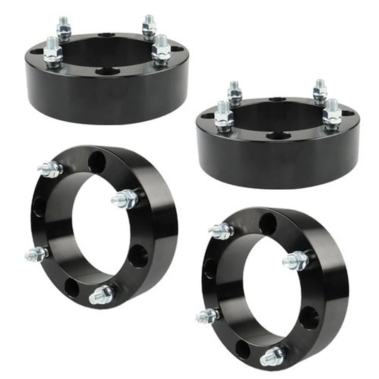 Solid Spare For Polaris Ranger RZR Wheel Spacers 4x156 2" 131mm M12x1.5 4Pcs Silver 2013+