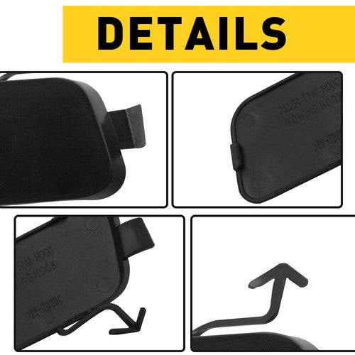 Front Bumper Tow Hook Cover Cap FOR Honda HR-V HRV 2019 2020 2021 71104-T7M-H00