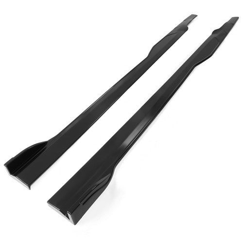 Solid Spare Side Skirt Body Kit For Dodge Charger SRT 15-23 Rocker Panels Extension Splitter