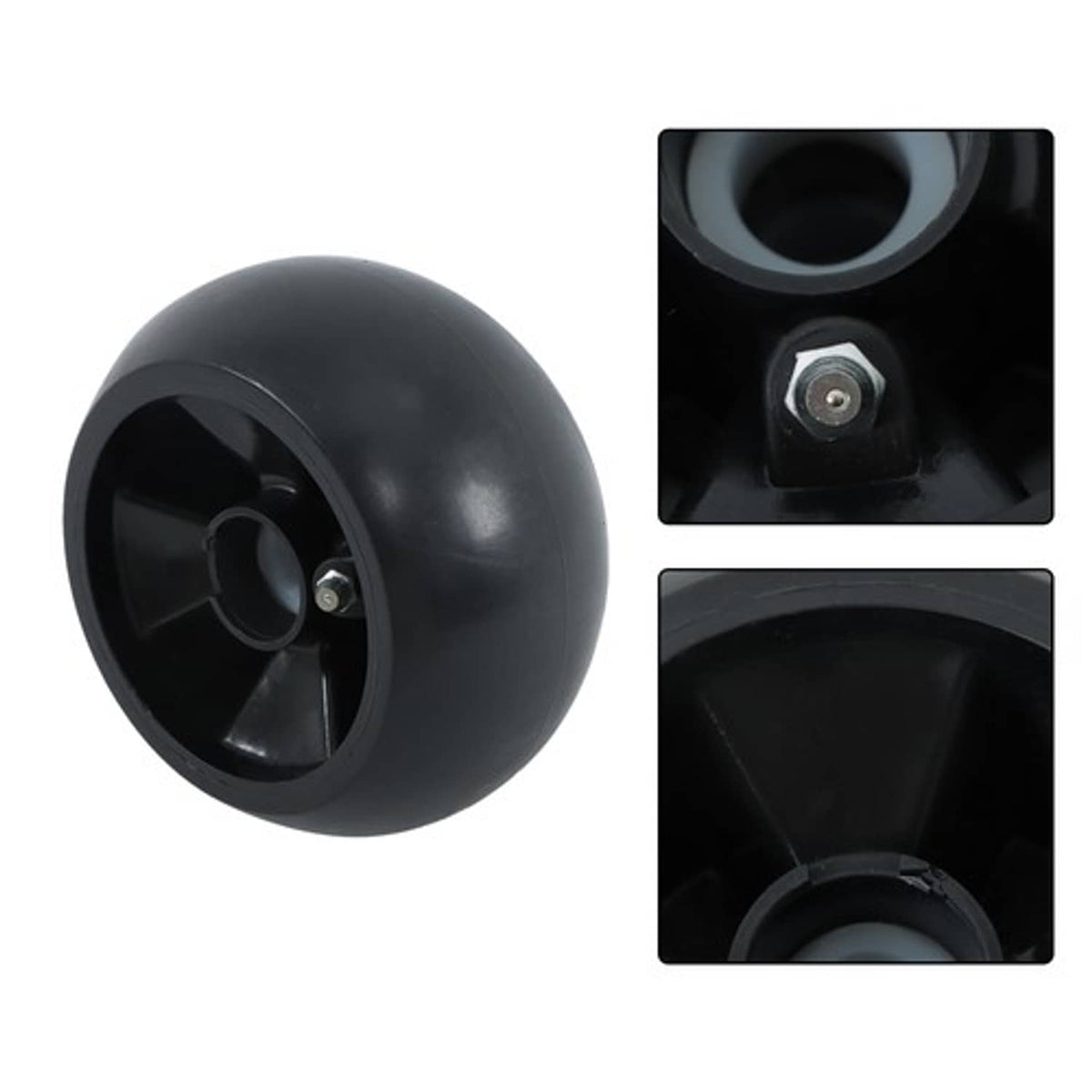 Solid Spare Deck Wheel Kit Fit for John Deere 48" 54" 60" 72" Deck Lawn Mowers AM125172