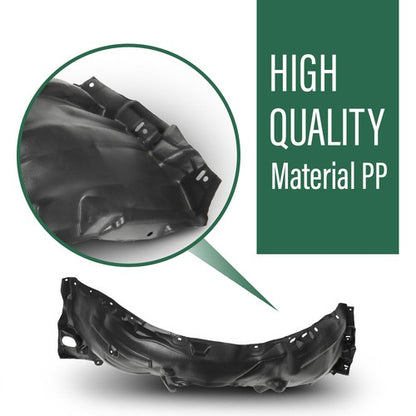 Solid Spare Front Fender Liner Splash Shield LH Side Fit For 2018 2019 2020 Toyota Camry