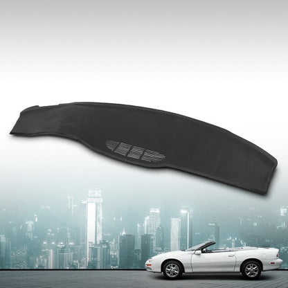 Solid Spare Black TPE Dash Board Cover Overlay Fit For 97-02 Chevy Camaro Pontiac Firebird