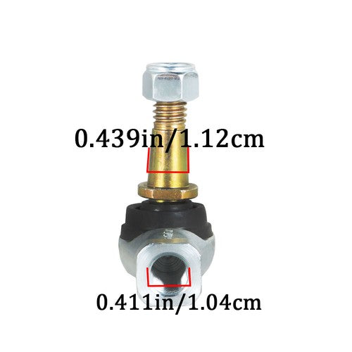 Solid Spare New For EZGO TXT Golf Cart Tie Rod Ends (Driver & Passenger Side) Years 2001-Up