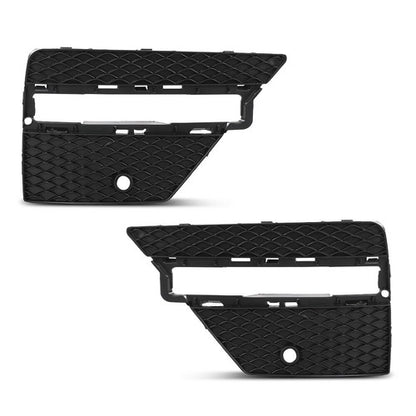 Solid Spare Fit For 12-15 Mercedes-Benz ML-Class Front Bumper Fog Light Cover Left+Right