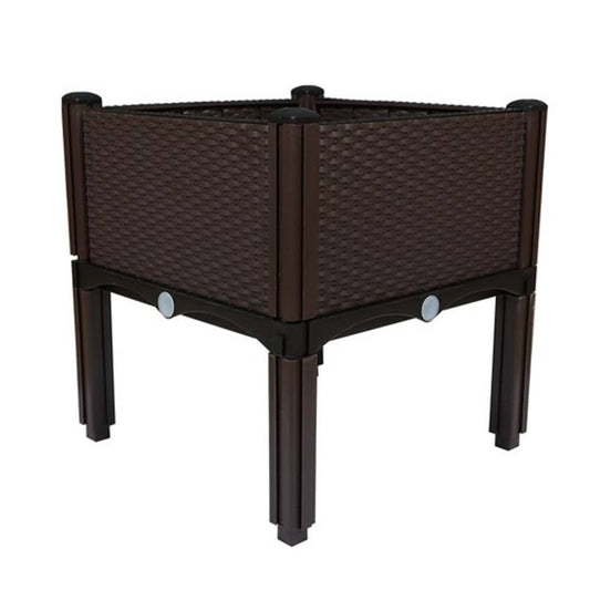 Solid Spare Raised Garden Bed Outdoor Elevated Planter Box Flowers Plants Vegetables