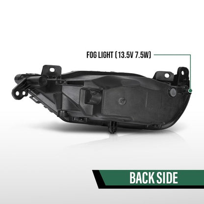 Solid Spare Fit For 2016-2024 Volvo XC60 XC90 S90 V90 Fog Light Driving Lamp Right Side