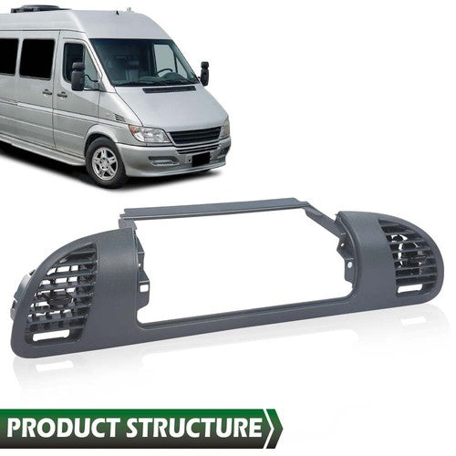 Solid Spare Fit For 02-06 Dodge Sprinter RH Passenger Side Dash Panel Bezel With A/C Nozzle