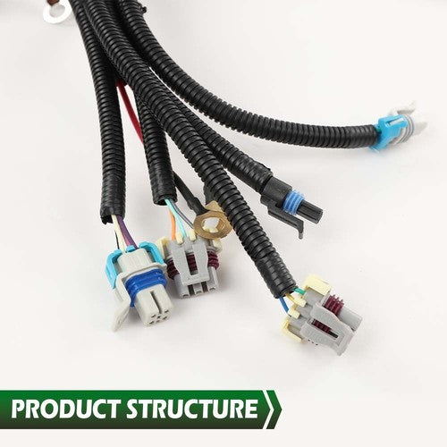 Solid Spare Fit For 2003-2007 LS Vortec Standalone Wiring Harness Drive By Wire w/ 4L60E New