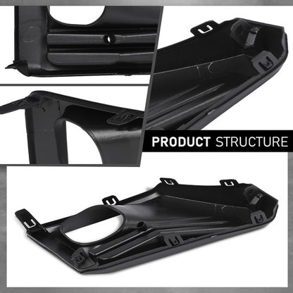 Solid Spare Front Bumper Fog Light Bezel Lamp Trim Left Side Fit For 2019-2024 Toyota RAV4
