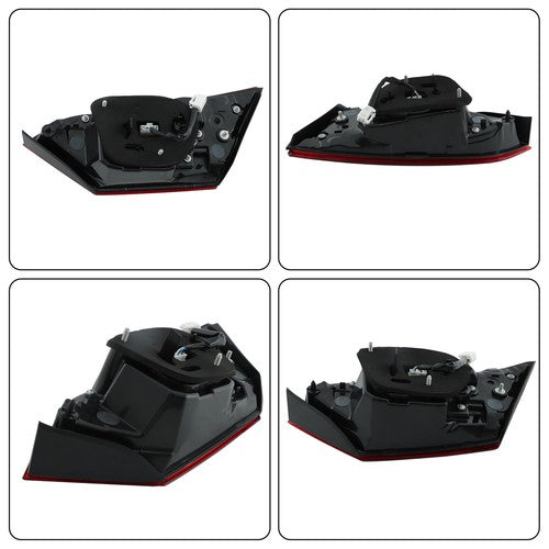 Solid Spare For Toyota Camry 2021 22 2023 LED Type Tail Light Driver/Left Side Black Housing