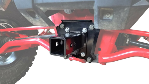 Solid Spare Trailer Receiver Hitch 2" Bolt On For 2014-2022 Polaris RZR XP / XP 4 1000