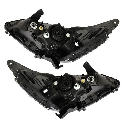 Solid Spare Headlights For Honda Accord 2013 2014 2015 Halogen Projector LH & RH Pair Set