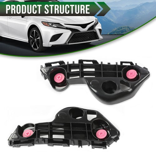 Solid Spare Front Bumper Bracket Retainer Left+Right Side Fit For 2018-2021 Toyota Camry